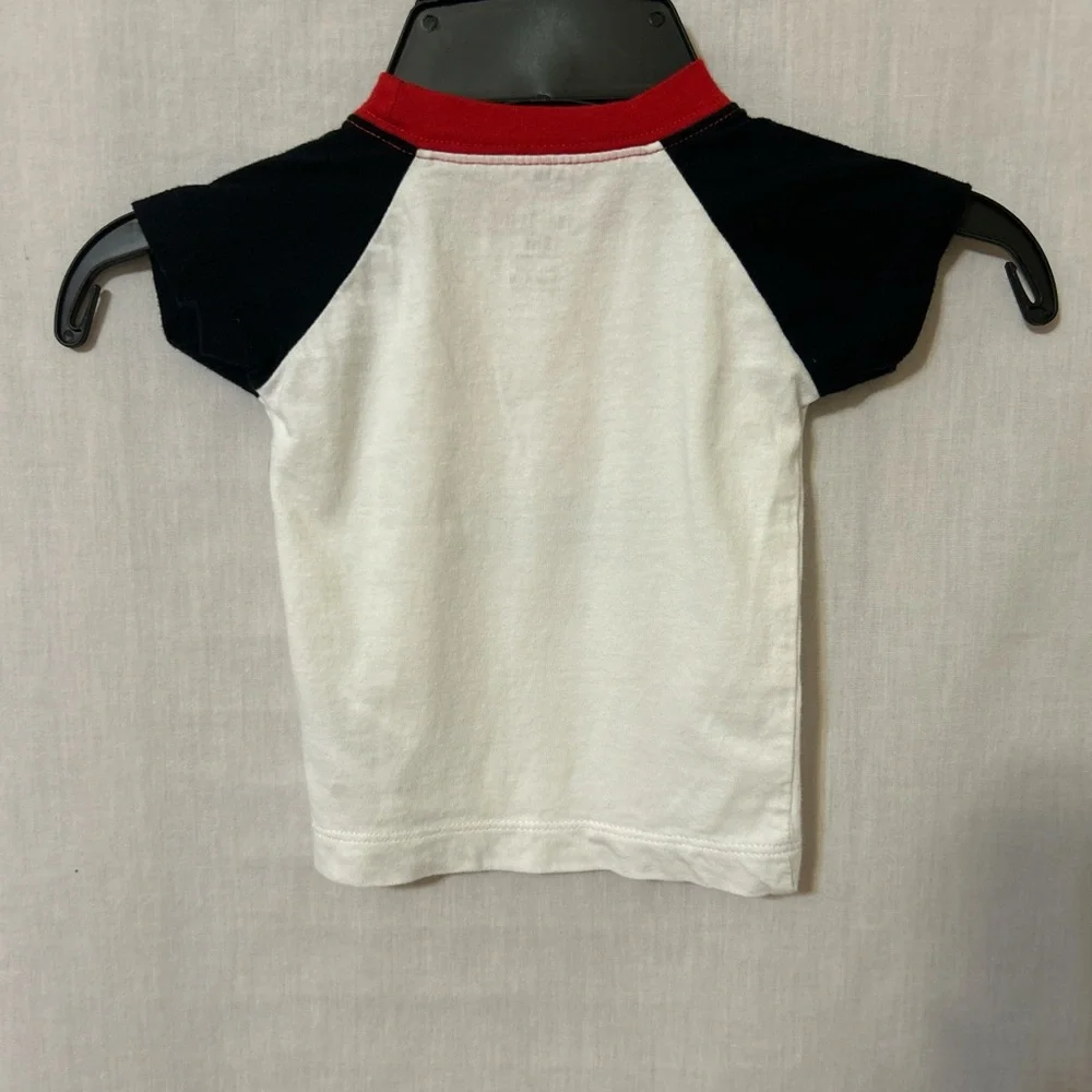Carter's Red, Black, and White Muscle Tee